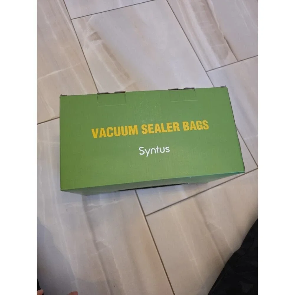 Syntus Vacuum Sealer Bags for Food, 60 Count Quart‎ 8 x 10 10 x 13.8 11.8 x 14